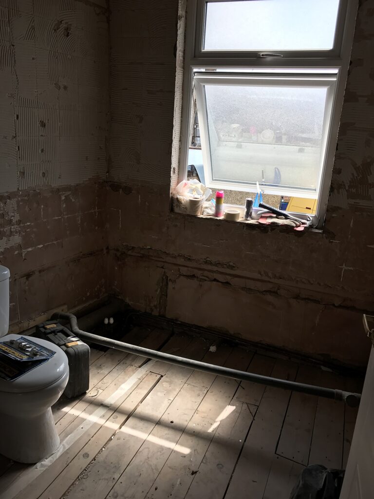 Bathroom refurb — strip-out