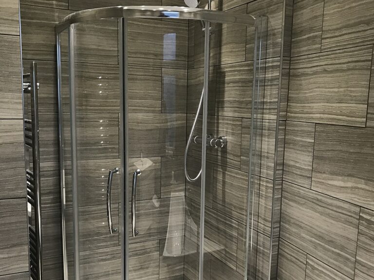 Bathroom refurb — finished shower enclosure