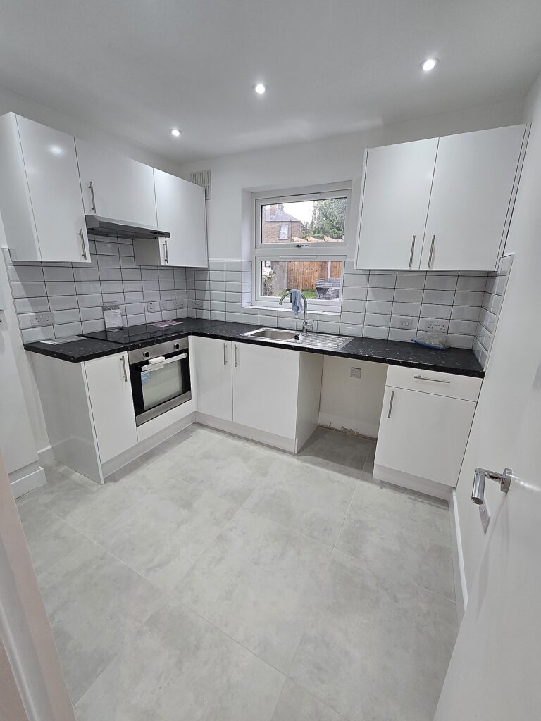 Kitchen transformation after