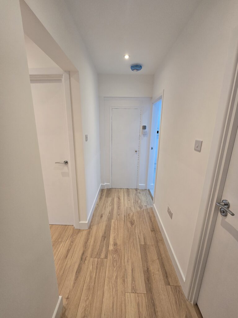 Project 448 — hallway and new flooring