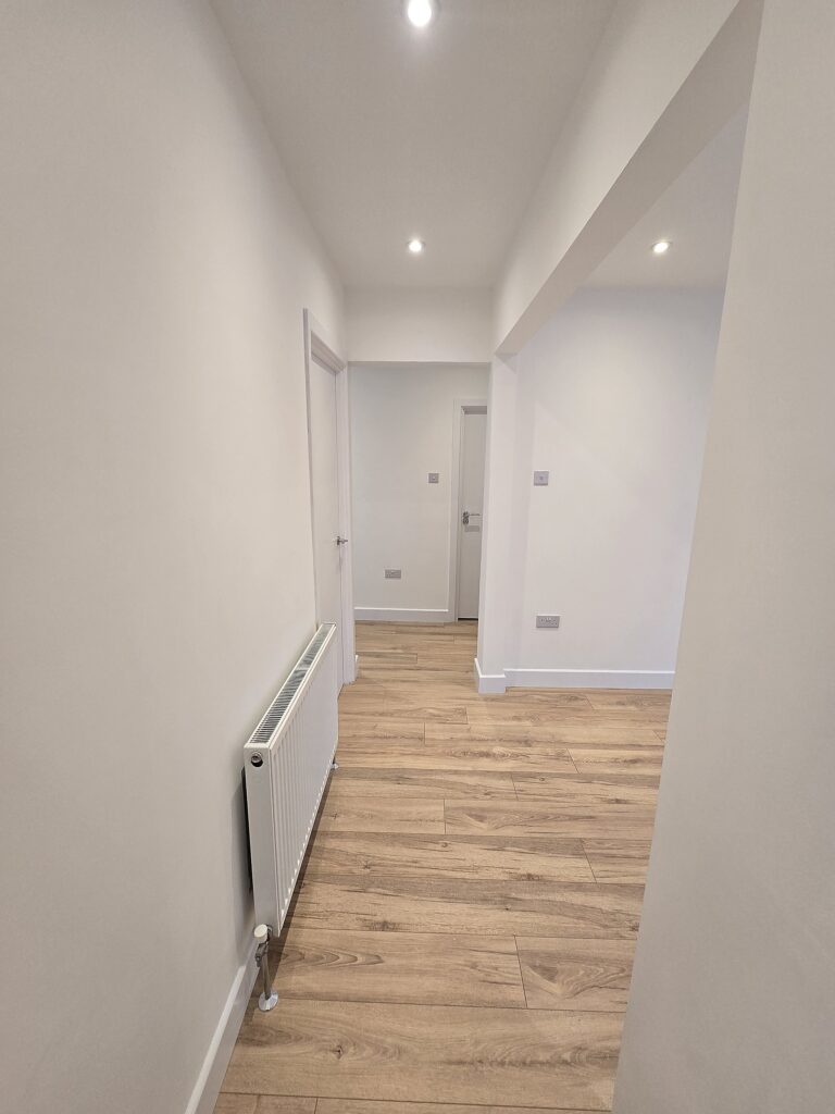 Project 448 — hallway and new flooring